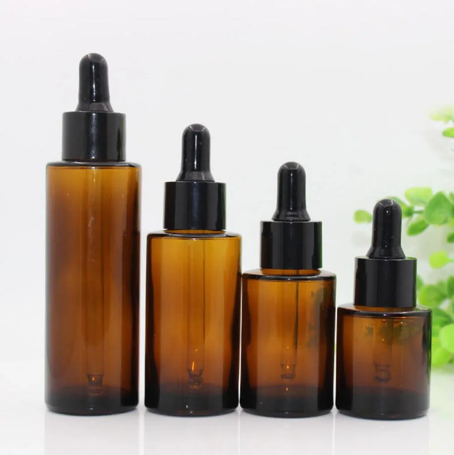 20ml30ml40ml50ml60ml glass dropper bottle lotion emulsion essential oil serum liquid toner toilet water skin cosmetic packing