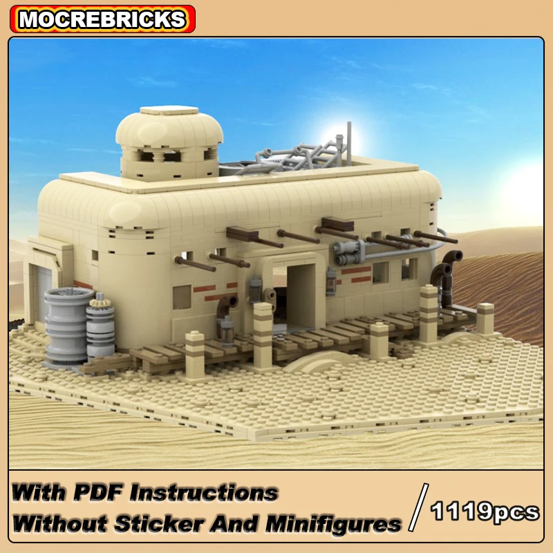

MOC-62166 звезда фильм пустыня архитектура знаменитая Кантина строительные блоки сборка технология модель Сделай Сам Кирпичи игрушки детские подарки