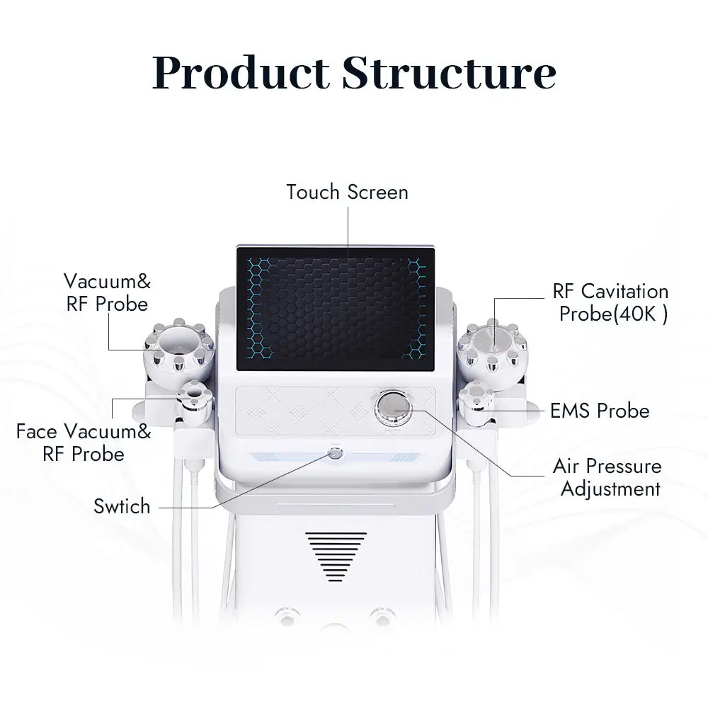 Vertical 4 In 1 Fat Burst Instrument Body Slimming 40K Cellulite Reduction System Face Lift Skin Tightening Weight Loss Machine