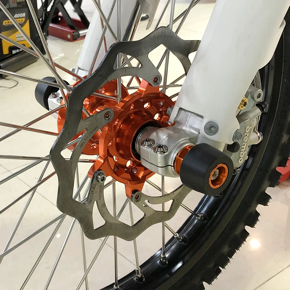 ل KTM EXC 300 TPi 6D المحور الأمامي الخلفي المنزلق تحطم الوسادة عدة EXC-F 500 SX-F 450 XC-F 350 XC-W 300 250 XC 200 150 SX 125 2016-2023