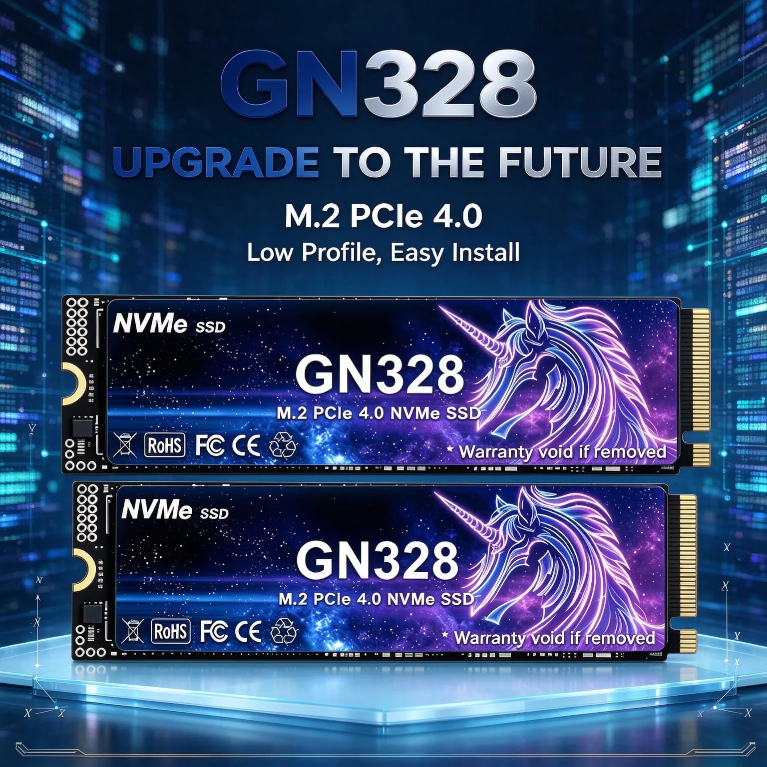 GN328 M2 NVMe PCIe4 SSD Internal Solid State Drive 500GB 1TB 2TB 4TB for Gaming Office PC Laptop High Speed SSD Gen4 Pro Max PCs