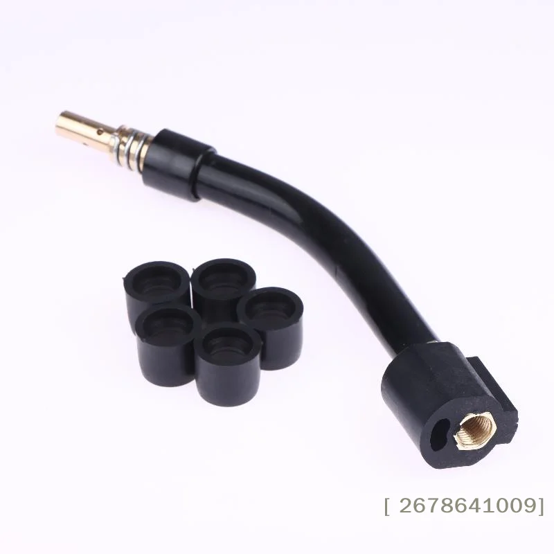 ♥MIG Welding Torch Neck Replacement - 15AK Swan Neck with 5pcs Nozzles for Binzel Style Welding Guns|〔YY33〕