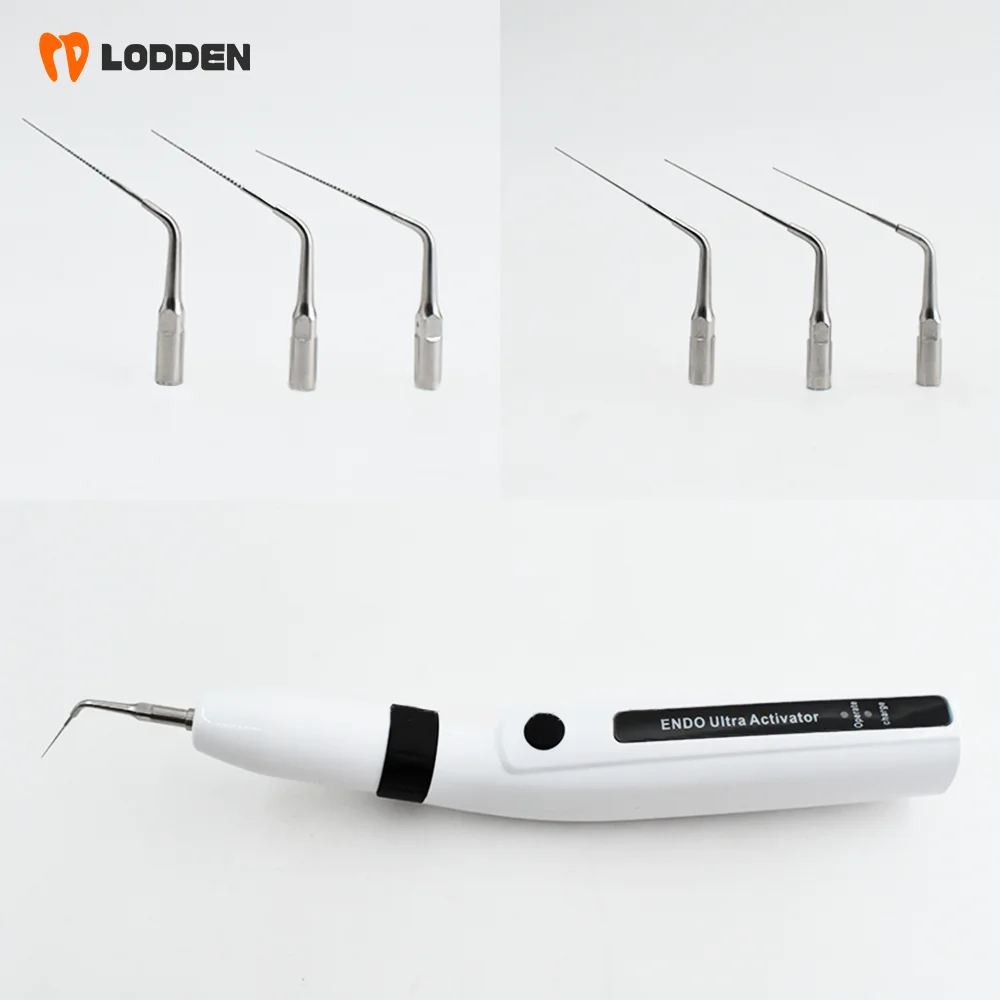 Dental Ultrasonic Activator Wireless Endodontic Irrigator With LED Chargeable Root Canal Cleaning Treatment With 6 Tips 182-D2