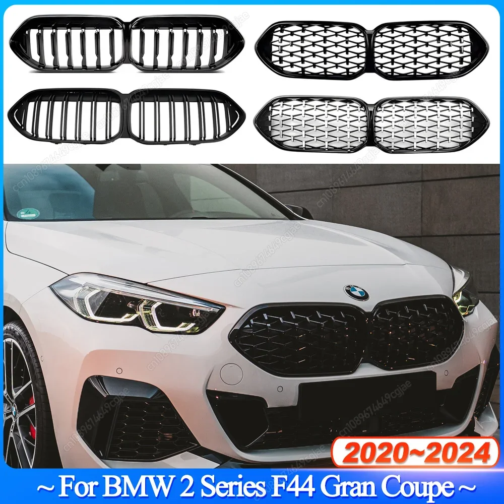 

Для BMW 2 серии F44 216d 218i 220i 220d M235i 4-дверные 2020-2024 комплекты передних решеток автомобиля ABS черные обвесы тюнинг 4 типа