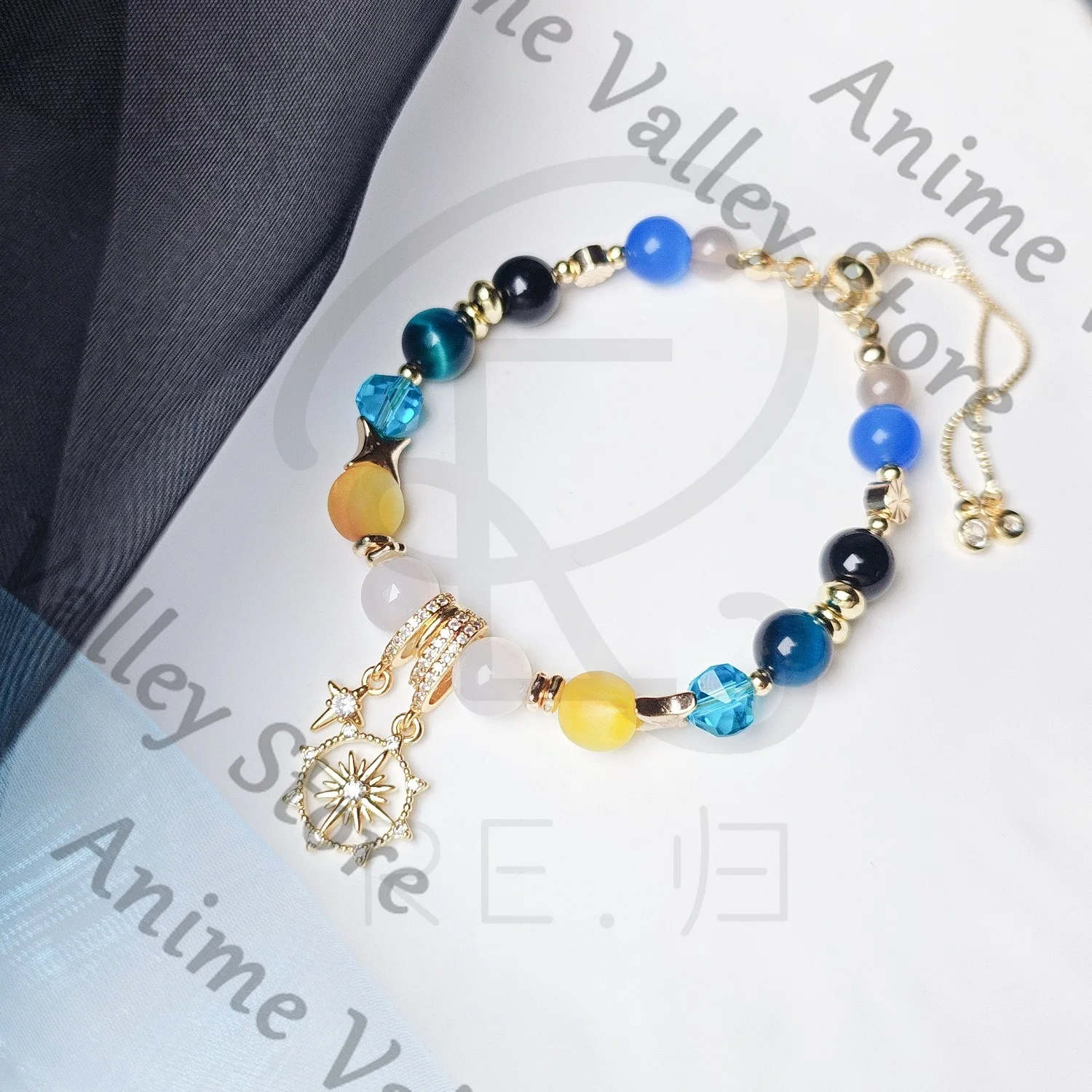 

Anime Honkai: Star Rail Phainon Cosplay Beaded Bracelet Phone Chain Cartoon Bead Bracelets Phones Strap Bag Pendant Xmas Gift