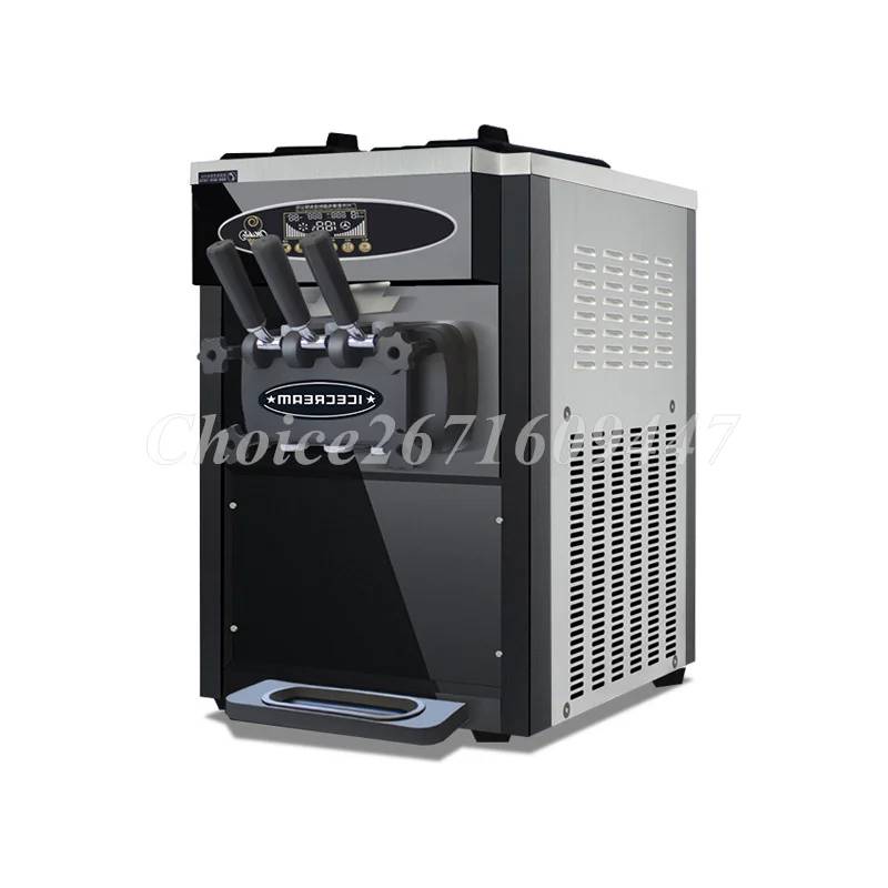 Desktop and Vertical Three Flavors Ice Cream Machine Soft Serve Ice Cream Machine Electric Yogurt Sweet Cone Vending Machine