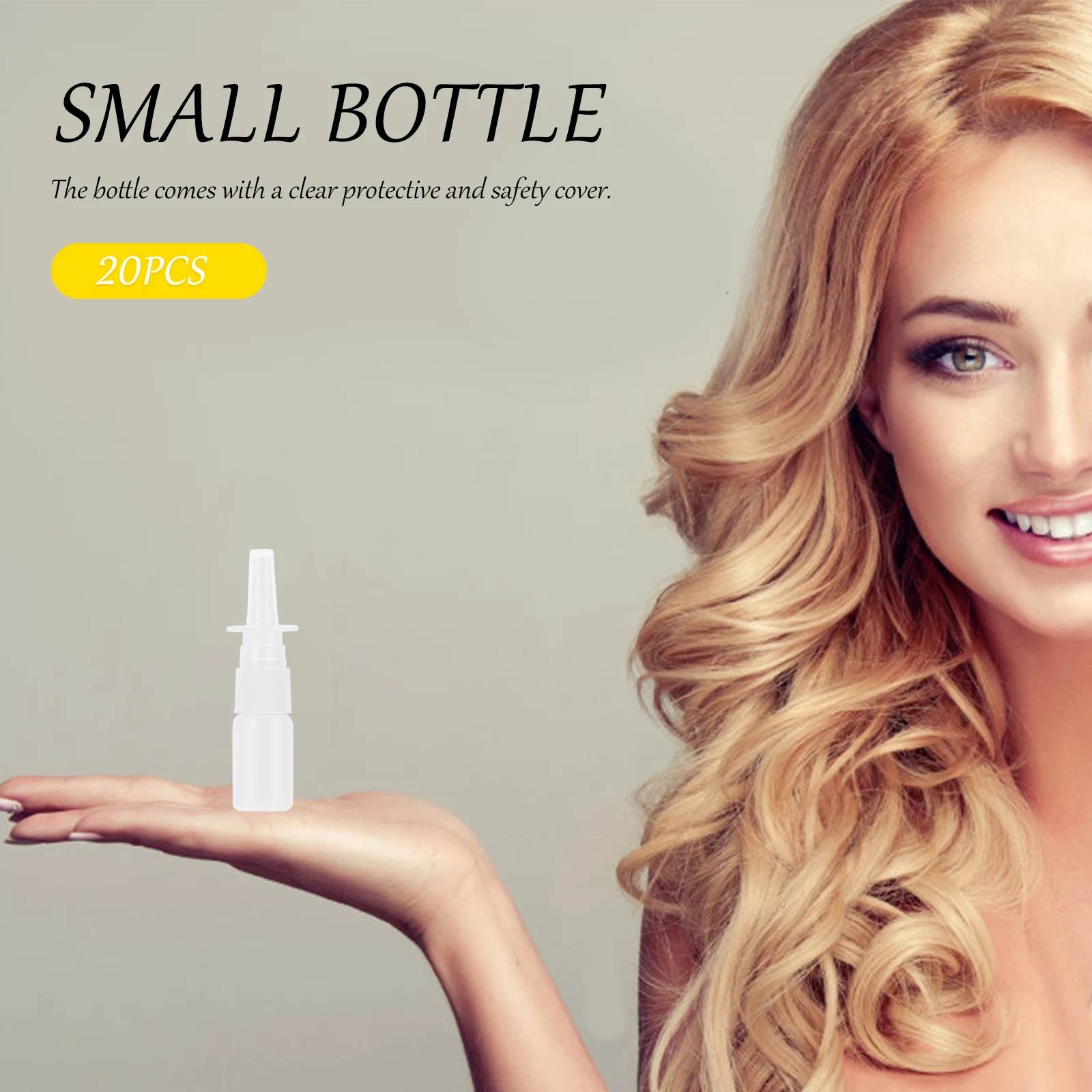 

20Pcs Fine Mist Spray Bottle Refillable Compact Travel Bottle Portable Empty Mist Sprayer for Home Outdoor Use 20Ml