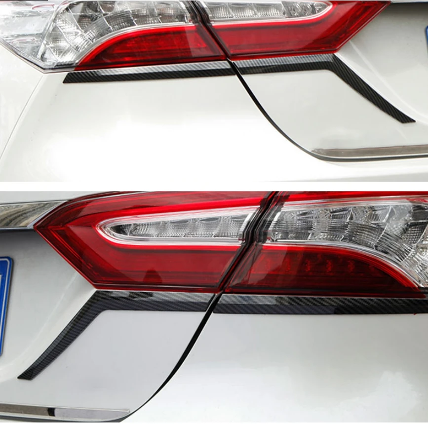 

Car Styling Accessories Rear Tail Lights Lamps Eyelid Eyebrow Stripes Cover Trim For Toyota Camry 2018-2020-2022