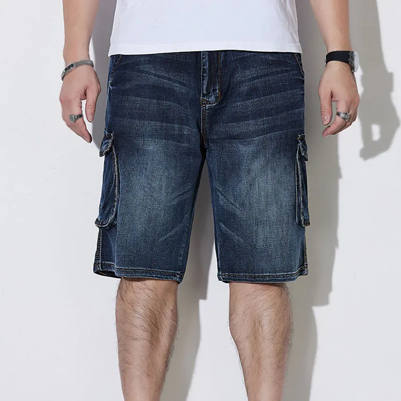 

Summer men oversized casual Plus size denim shorts 145kg