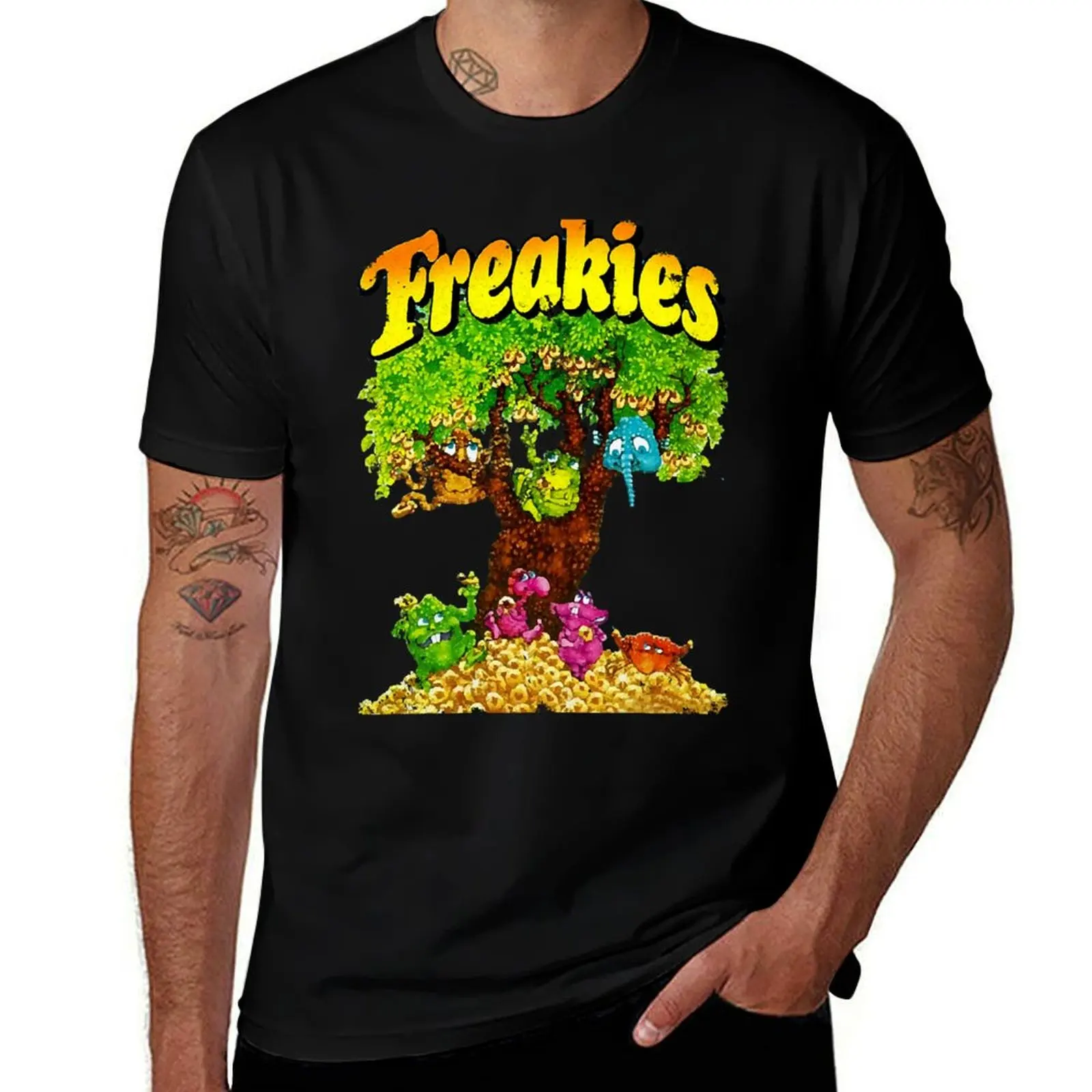 Freakies Cereal Classic T-Shirt Quick Dry Light Sports T-Shirt