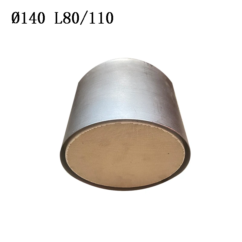 Diameter 140mm Ceramic Gas Catalyst Metal Coating for Emissions Control EURO3 4 5 6 High Quantity Substrate Catalyst