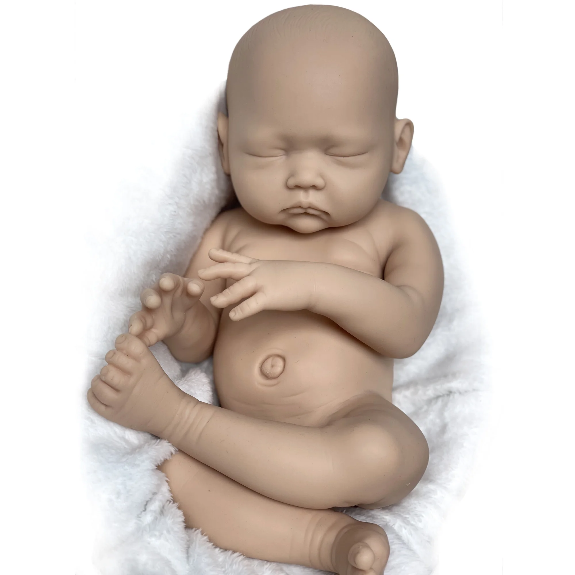 18Inch Full Body Solid Soft Silicone Bebe Reborn Geschilderd Levensechte Reborn Baby Jongen En Meisje Bebe Reborn Corpo De siliconen Inteiro