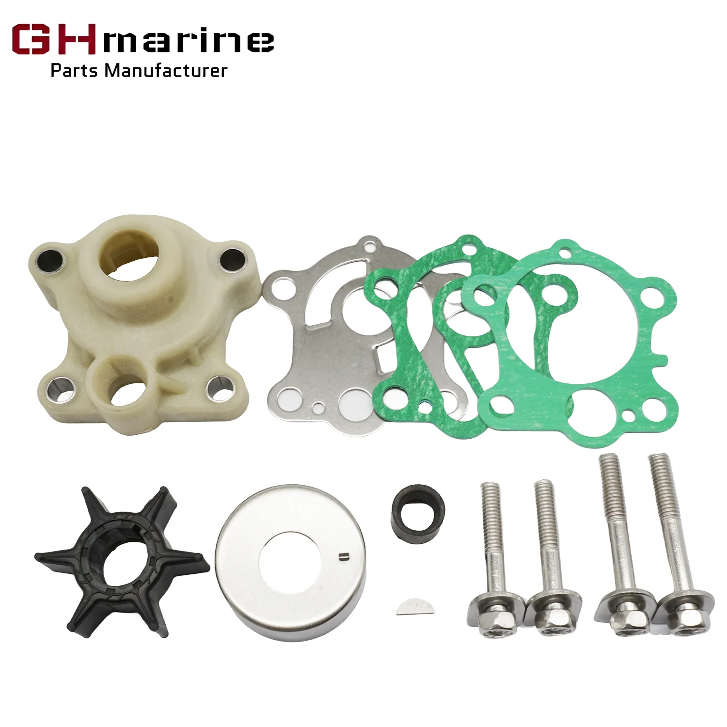 

Outboard Engines for Yamaha 55 HP C55 2 Stroke Marine Water Pump Impeller Rebuild Service Kit 663-W0078-00 18-3425