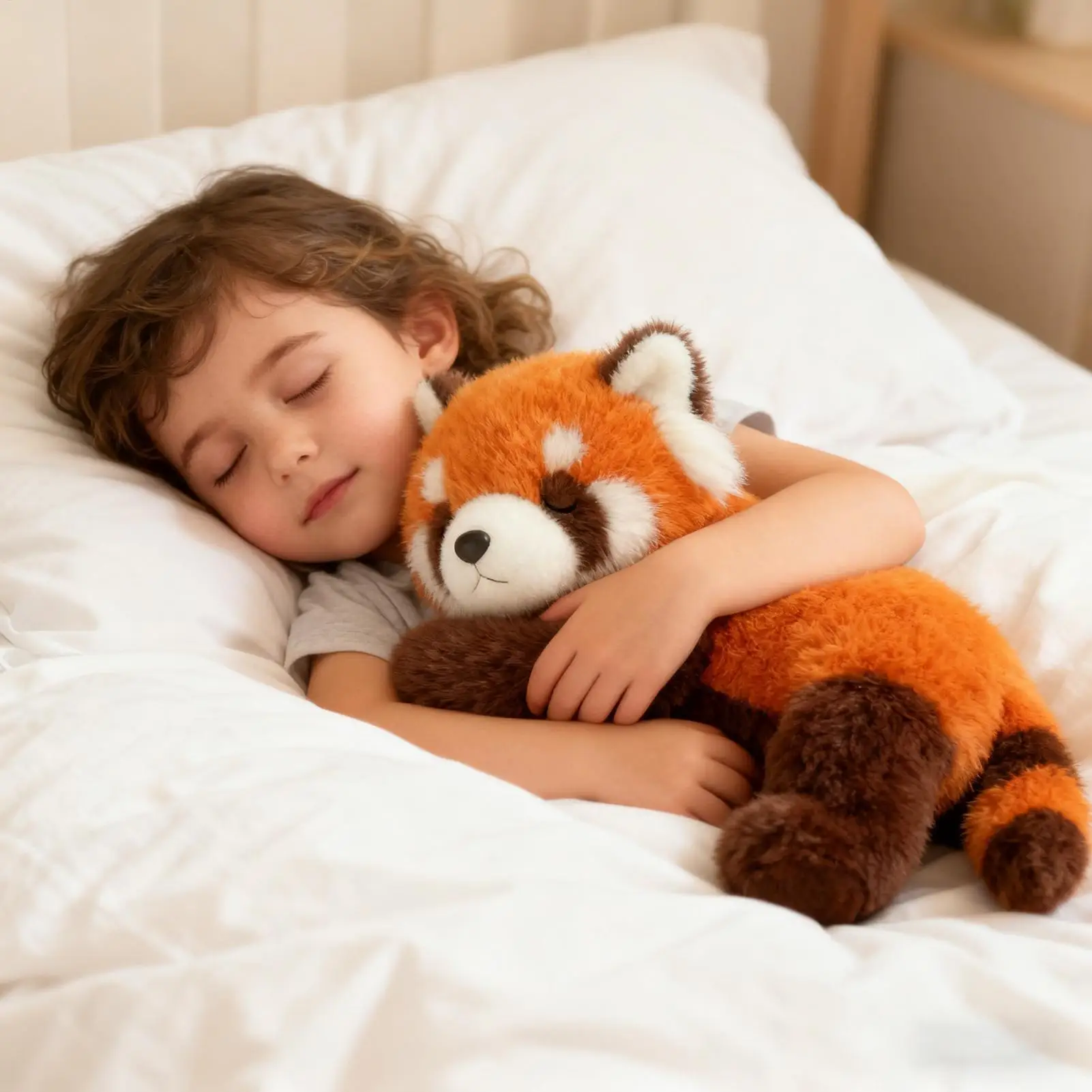 レッドパンダぬいぐるみ かわいい動物のぬいぐるみ レッドパンダソフトドール 子供 大人 ソファ ベッド リビングルーム 寝室 車 オフィス 保育園用