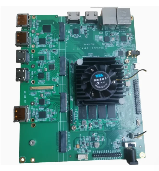 For fpga  Kintex7 XC7K325T pcie dp hdmi2.0 10G optical fiber sdi development board