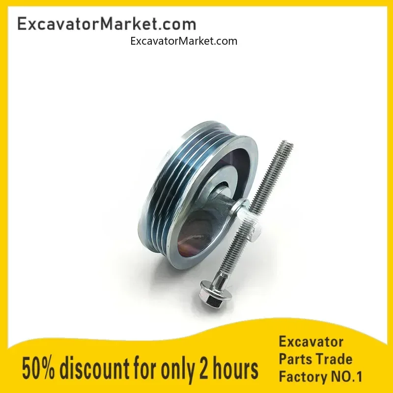 

Excavator Spare For Doosan Daewoo Dh150 220 215 225 258 300-5/7/9 Air Conditioning Belt Tensioner 4pk Excavator