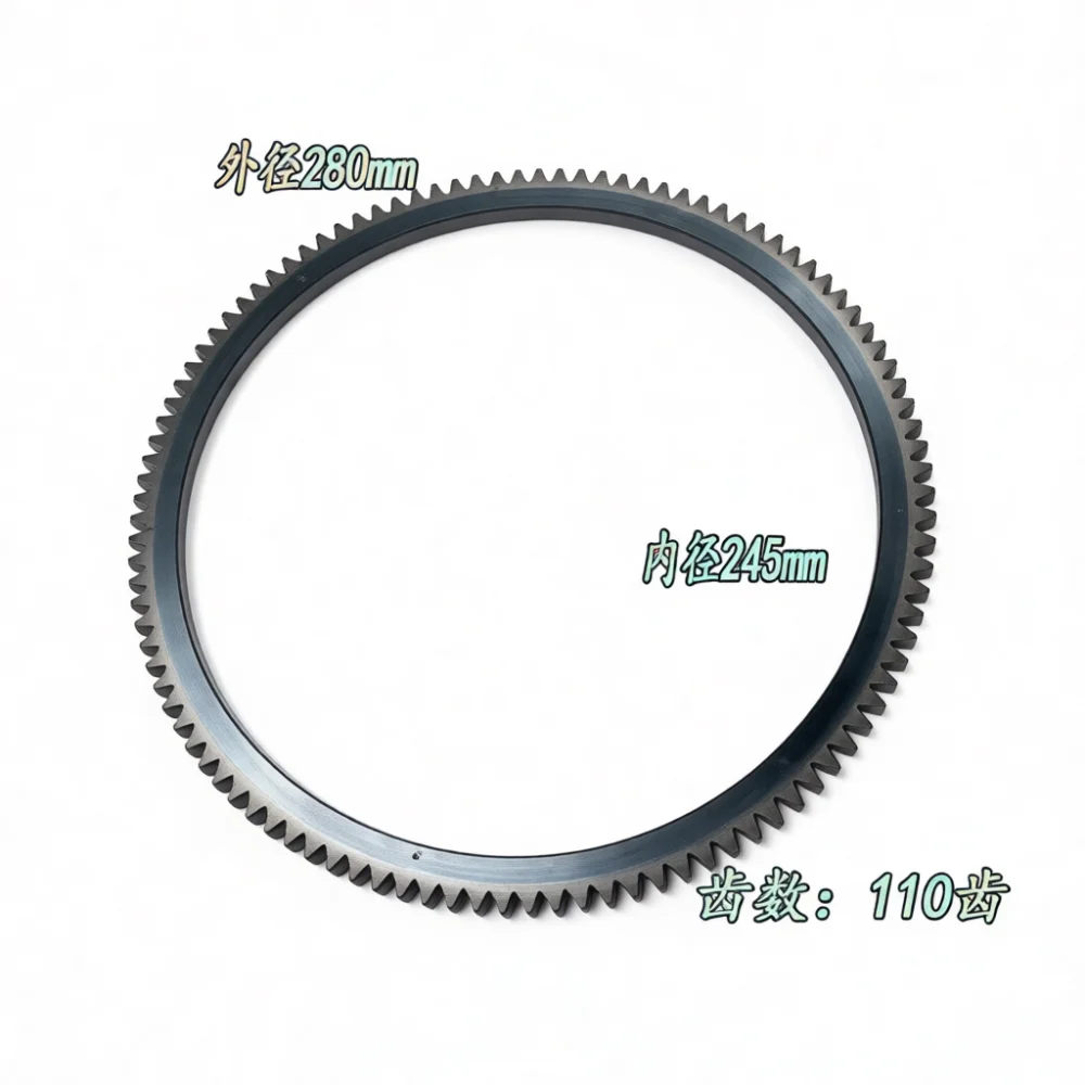 Diesel Engine Electric Start Flywheel Gear Ring For 170F 173F 178F 186F 188F Air Cooled Cultivator Motor Replacement Parts