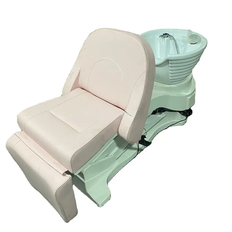 Shampoo Electric Shampoo Bed Massage Chair with Rotating Beauty Barber Shop Use