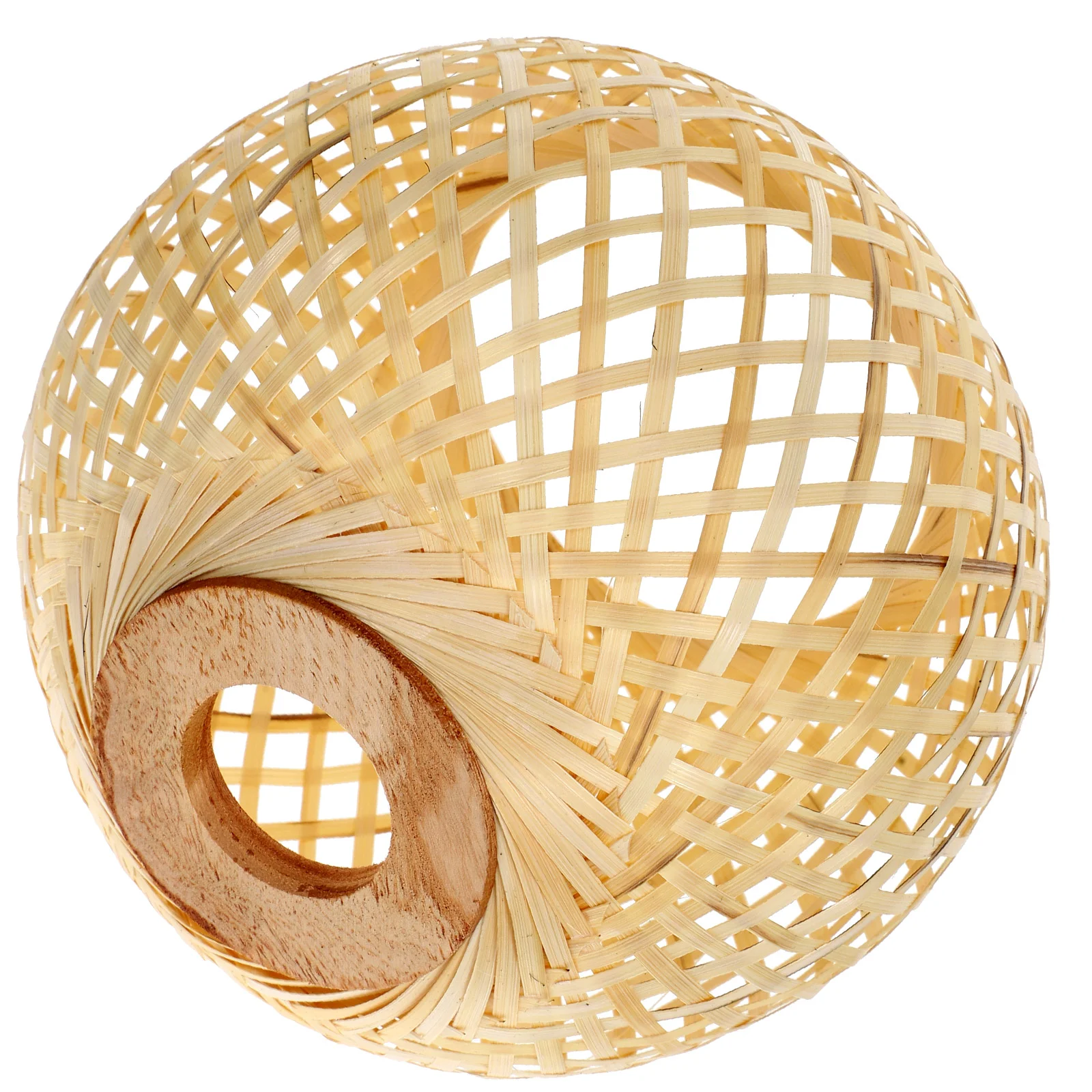 Woven Bamboo Lamp Shade Lamp Rustic Style Woven Lamp Pendant Light Lampshade