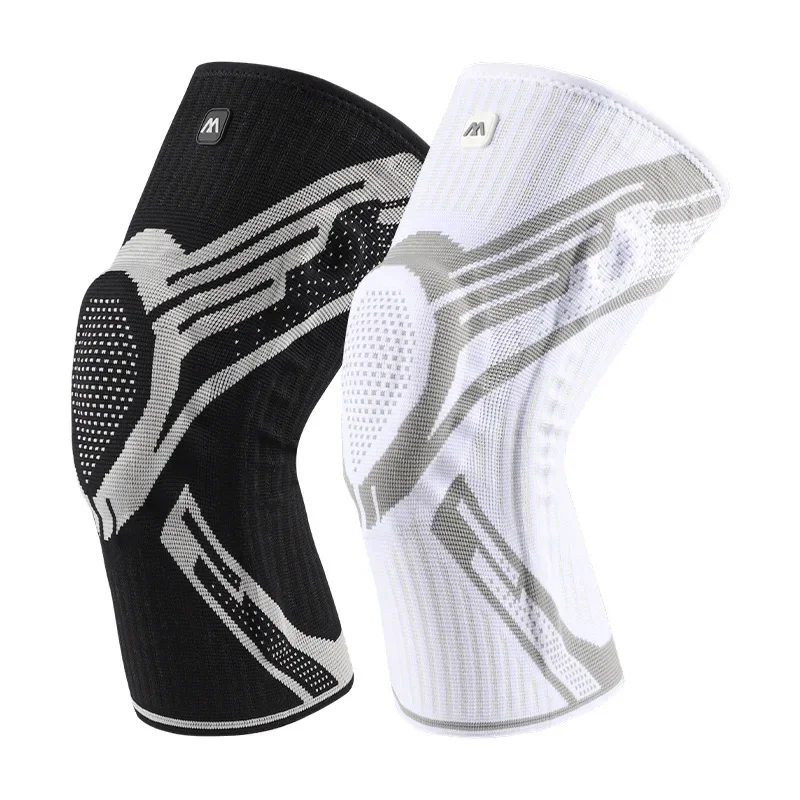 Elastic Knee Pads Men's Sports Basketball Running Professional Protective Gear Knee Meniscus Protective Cover Badminton Football