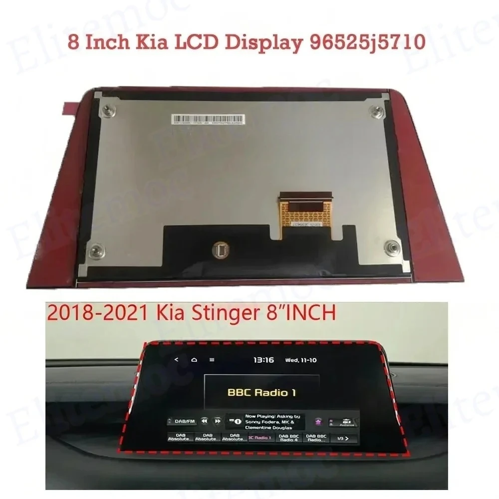

LA080WV9-SL08 8 Inch LCD Display for Kia Stinger 2018 2019 2020 2021 Navigation Radio Screen Repair 96160M7070WK 96525j5710