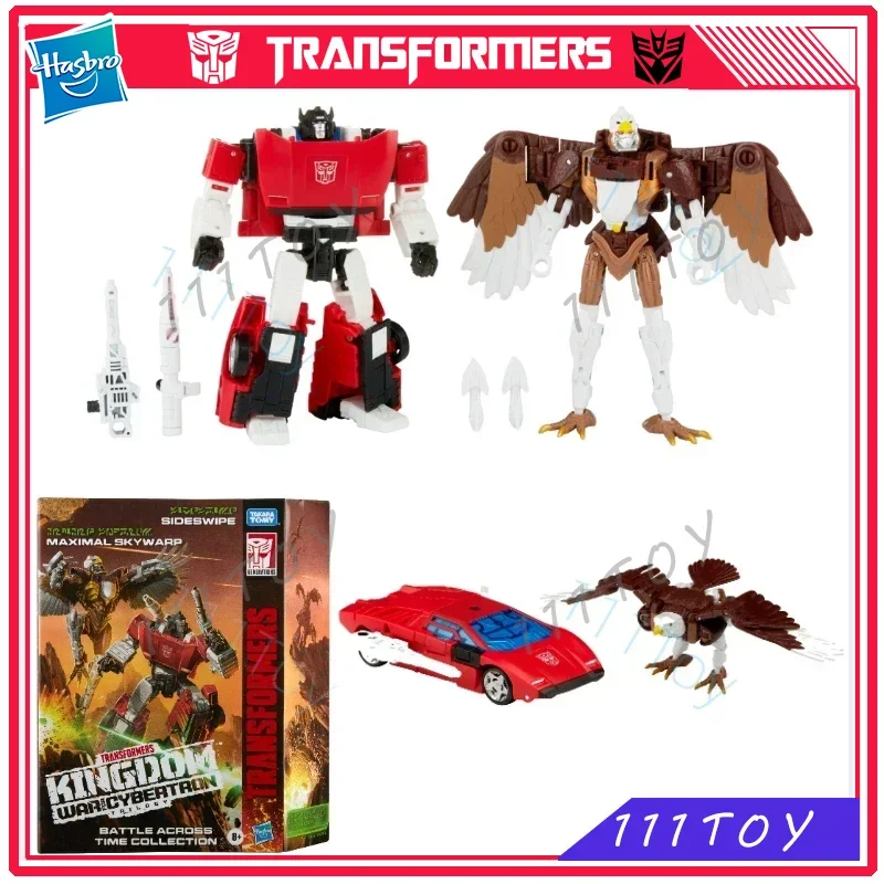 

In Stock Hasbro Transformers Classic Toys WFC-K42 Deluxe Skywarp and Sideswipe Action Figure Robot Toy Collectibles Gift Hobbies
