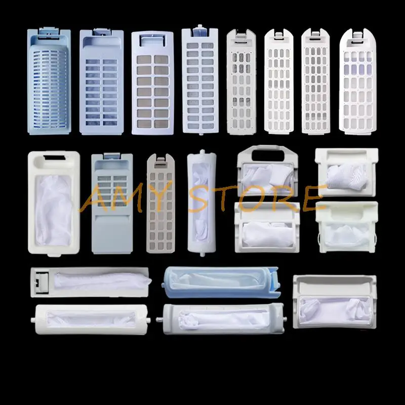 

1Pc Washing Machine Lint Filter Bag Dust Filter Box for Royalstar Littleswan Midea Panasonic Whirlpool LG Haier Hisense Samsung