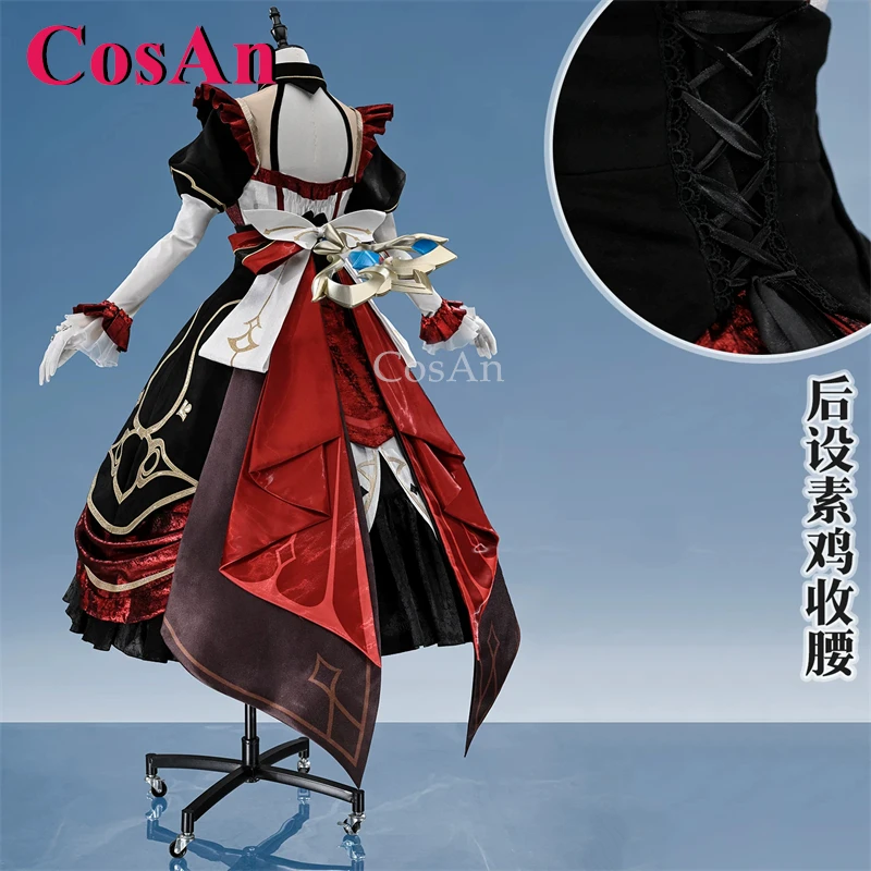 CosAn Game Genshin Impact Marionette/Sandrone Cosplay Costumes Sweet Old Design Version Uniform Dress Party Role Play Clothing - view 2