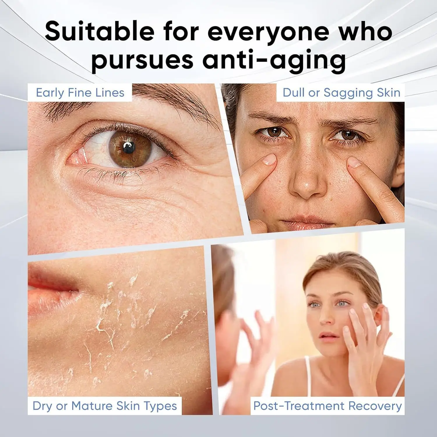Nano-silk Collagen Face Serum Anti Wrinkle Aging Lifting Firming Fade Fine Lines Moisturizing Brightening Skin Care