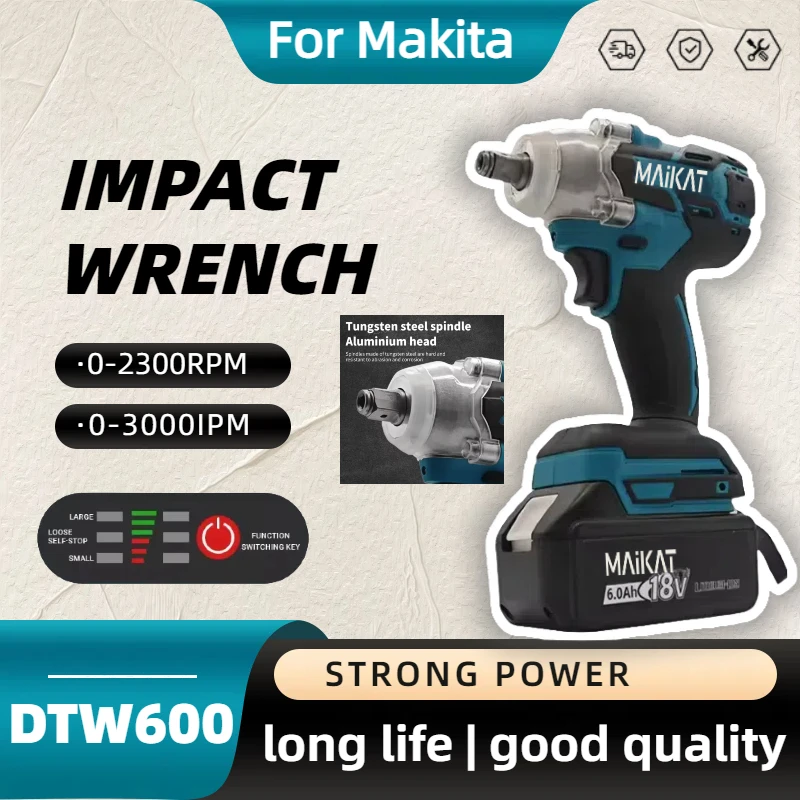 For Makita Professional Screwdriver Machine Brushless Electric Screwdriver Rechargable Drill Driver Compatible For Makita18V
