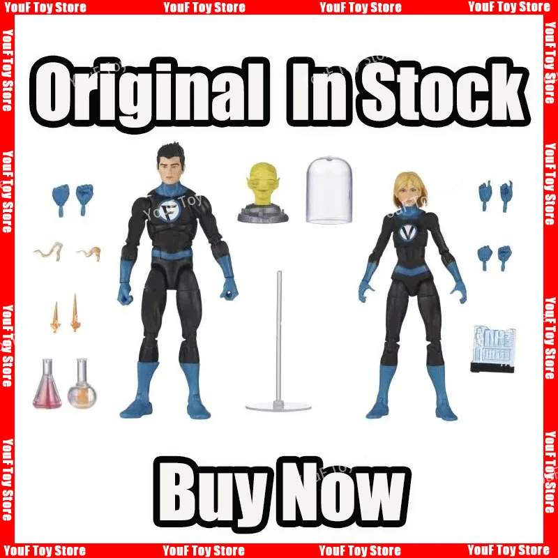 Hot Toys Original Fantastic Four Franklin Richards Valeria Richards Anime Action Figure Model Birthday Christmas Gift Custom