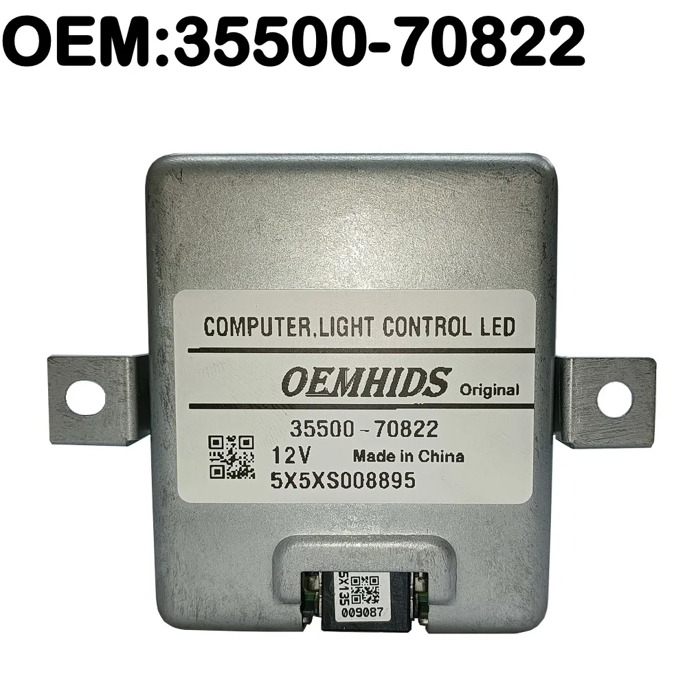 

Оригинальный блок управления светодиодными фарами Ooemhids 35500-70822 OEM для LX570 LX770, модуль управления фарами 3550070822
