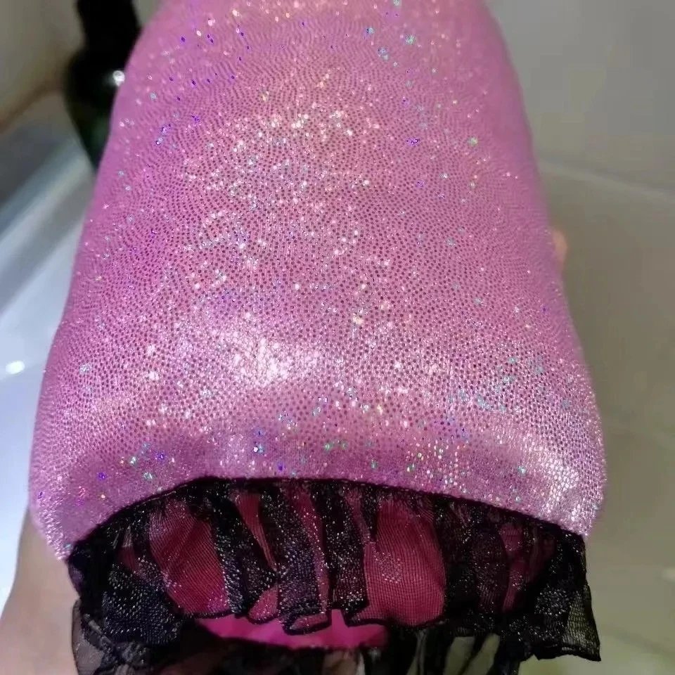 Man's Handmake Silky Touch Soft Puffy Tube Male Hole Pussy Sexy Message Protection Glove