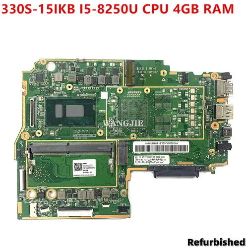 Para LENOVO IdeaPad 330S-15IKB placa base para ordenador portátil 5B20S71224 5B20R07295 5B20S71219 con CPU SR3LA I5-8250U 4GB RAM 100% funcionando