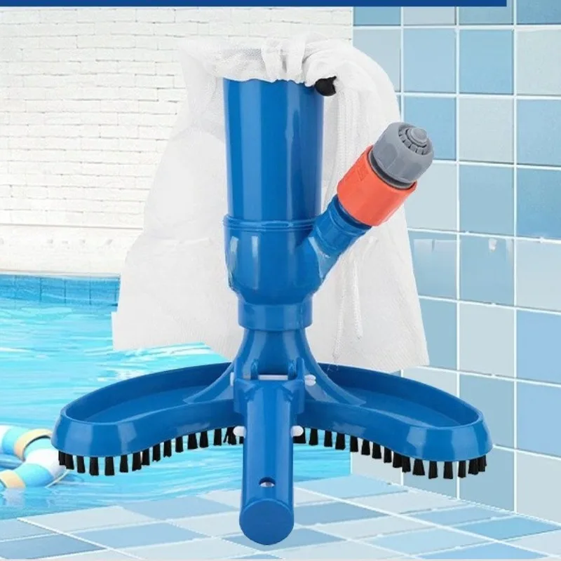 

Пылесос для чистки бассейна со съемной щеткой, струйный всасывающий пылесос, насадка для бассейна, эффективный инструмент для удаления грязи в бассейне