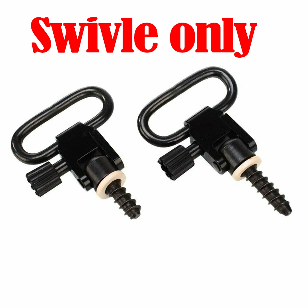 1inch Rifle and Shotgun Quick Detachable Sling Swivels Stainless Steel Adapter Kit Base Hunting Paintball AccessorieS