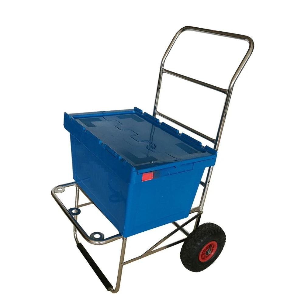 Foldable high-quality fishing cart with two wheels