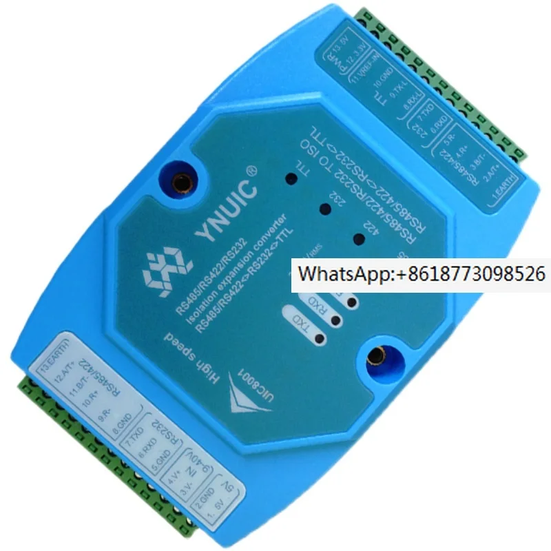 Industrial grade RS485 to 422 repeater high-speed 485/422/232/TTL serial port mutual conversion amplification hub