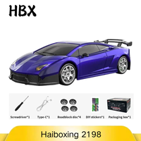Haiboxing 2198 1/43 Scale 4WD Remote Control Car, 2.4Ghz Drift Racing Vehicle Model, RTR High-Speed Drifting for Beginners