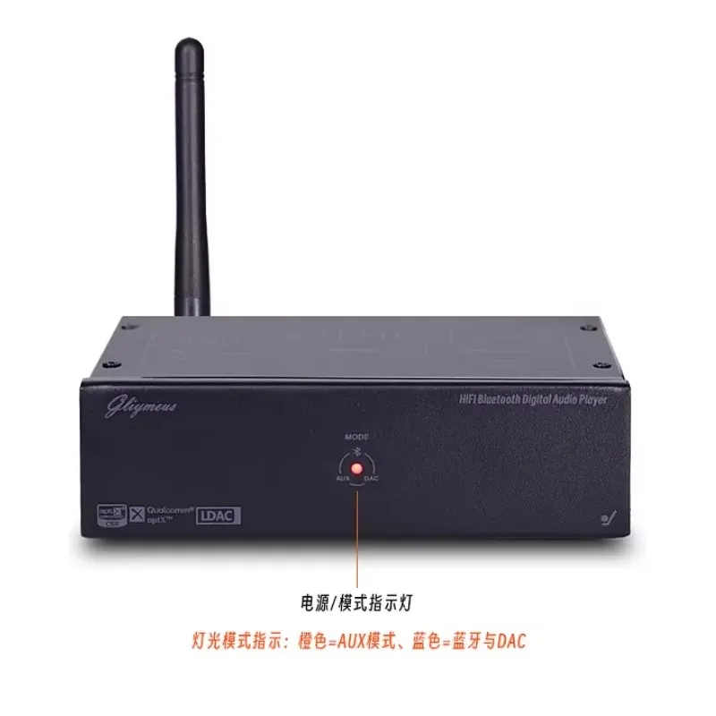 AIYIMA SMSL Hifi LDAC APTX lossless Bluetooth Player With Dual 9038 ESS9039 Chips 5125 Qualcomm DAC Decoder Player Audio