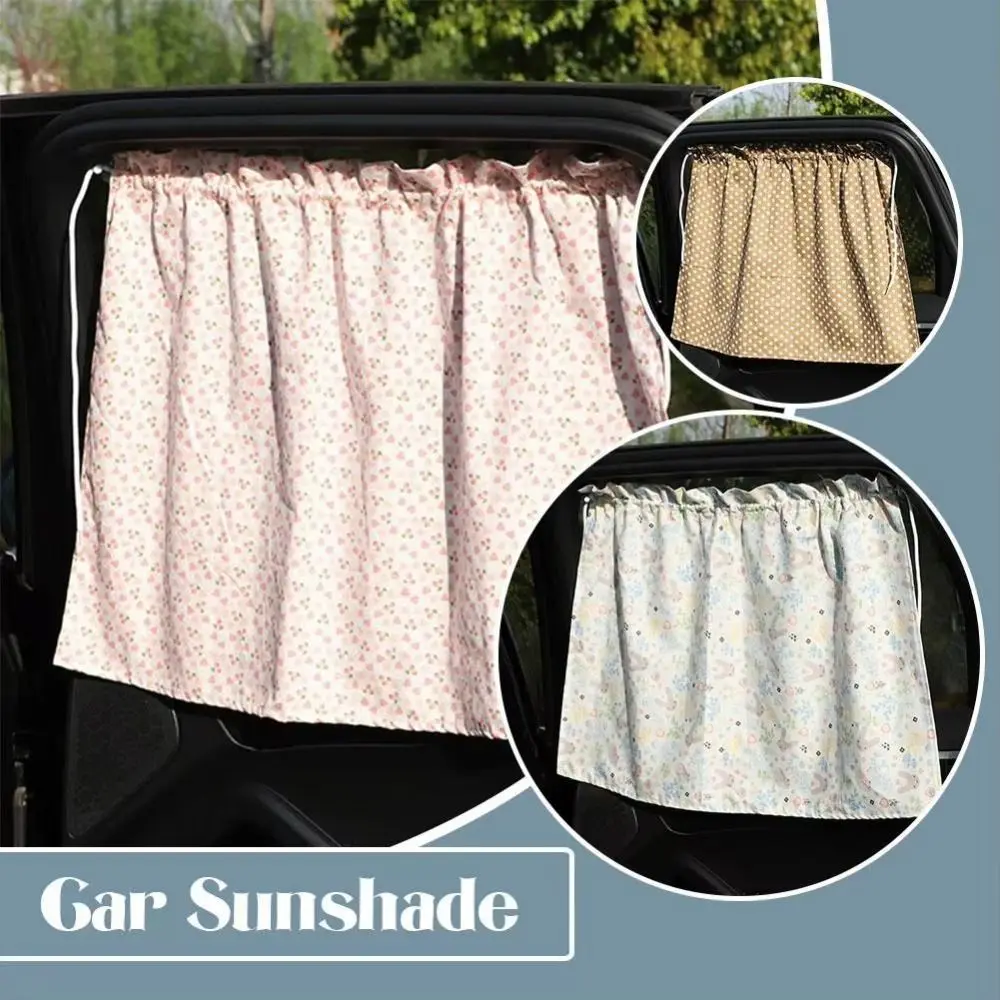 الإبداعية شفط كأس ستائر السيارة لطيف الكرتون الأشعة فوق البنفسجية حماية ظلة الستار الحيوان/الأزهار انزلاق نافذة السيارة غطاء النافذة الجانبية