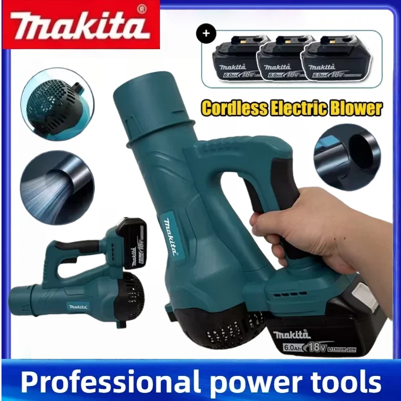 

Makita Wireless Brushless Jet Air Blower Ergonomic Hand Turbo Leaf Blower Multiscene Cleaning Power Tool