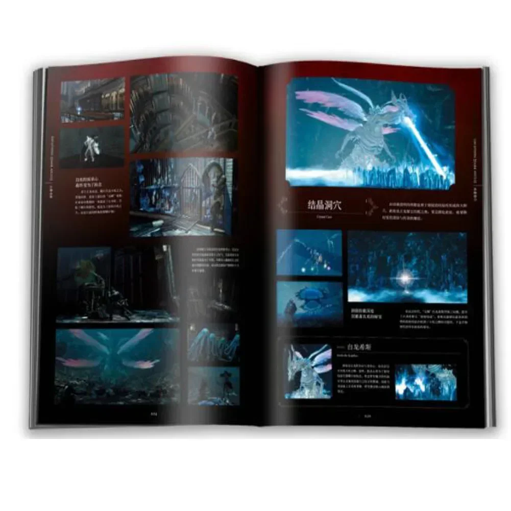 1 Book/Set Cool Game Chinese-Version Dark Souls Trilogy File of Fire Art Design Book Picture Album Detailed Tutorial Teaching
