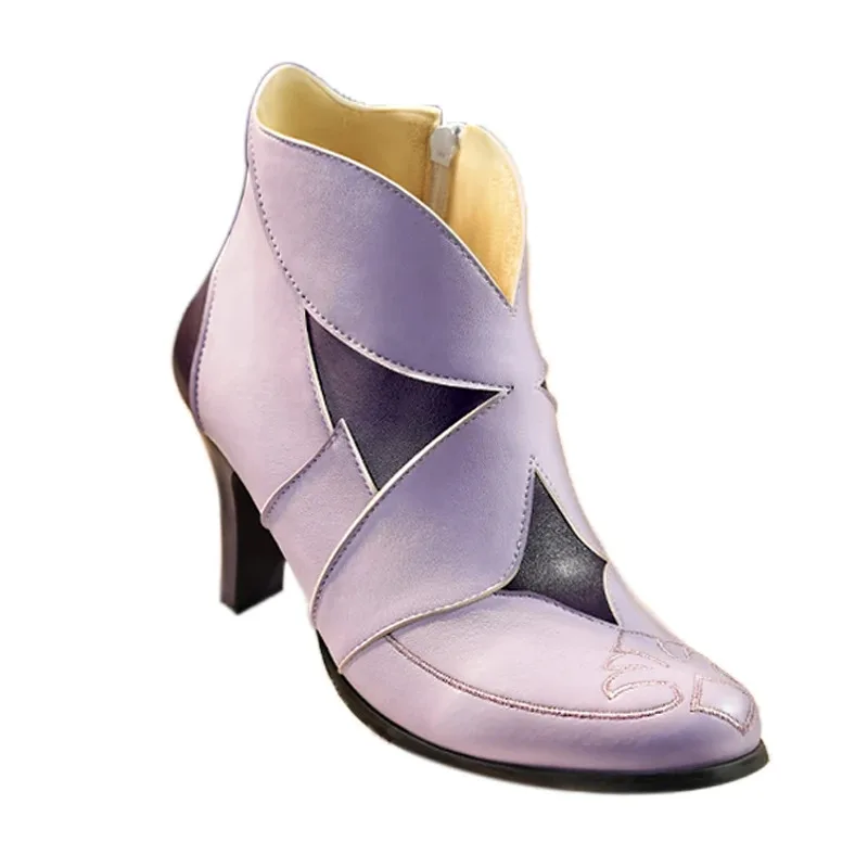 2025 22 preventa juego de Cosplay de Castorice Honkai: zapatos Star Rail fiesta de Halloween juego de rol elegante precioso cuero PU púrpura