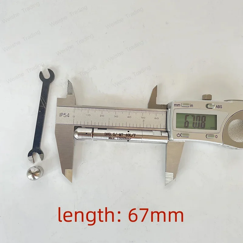 1500bar Ultra-high pressure Banshee tube cleaning nozzle Self-Rotary Nozzle For Boiler Heat Exchanger Pipe Cleaning