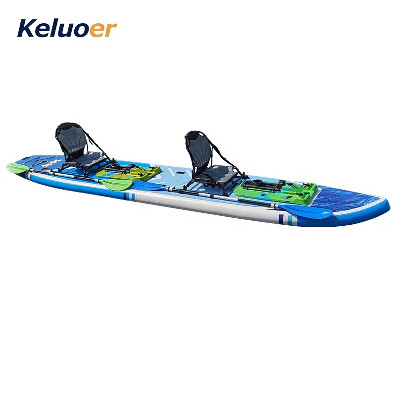 Custom Pedal Sup Inflatable Pump Kayak Stand up Paddle Board Travel Backpack Leash Adj Paddle