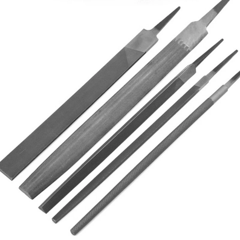 6Inch Steel Files Middle Tooth Flat/Semicircle/Triangle/Circle/Square Saw Files For Sharpening Straightening