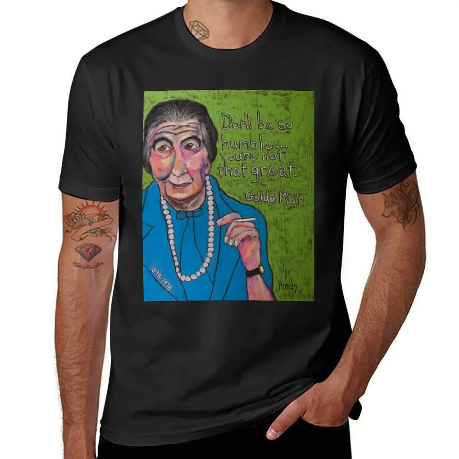 

GOLDA MEIR T-Shirt graphic shirts football t shirt essential t shirt hippie clothes mens cotton t shirts