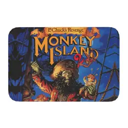 Personalized Monkey Island Secret Doormat Mat Anti-Slip Adventure Action Game Kitchen Bathroom Garden Rug Carpet 40*60cm