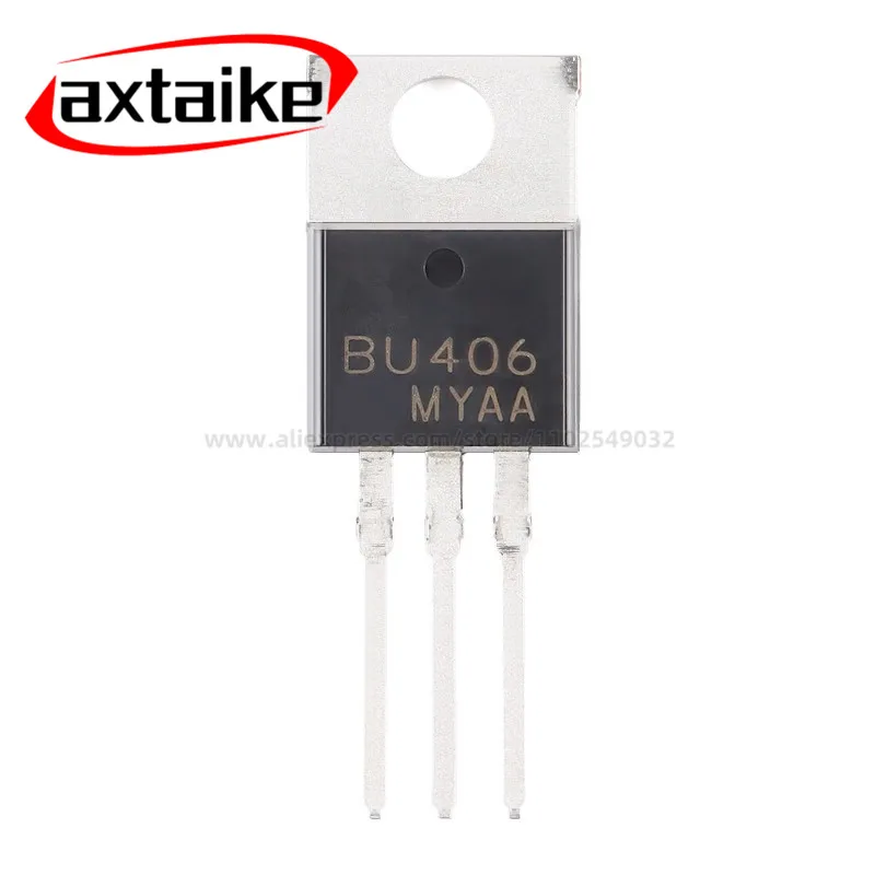 10PCS BU406 TO220 NPN 200V 7A DIP SCHALT TRANSISTOR Luftbefeuchter Triode